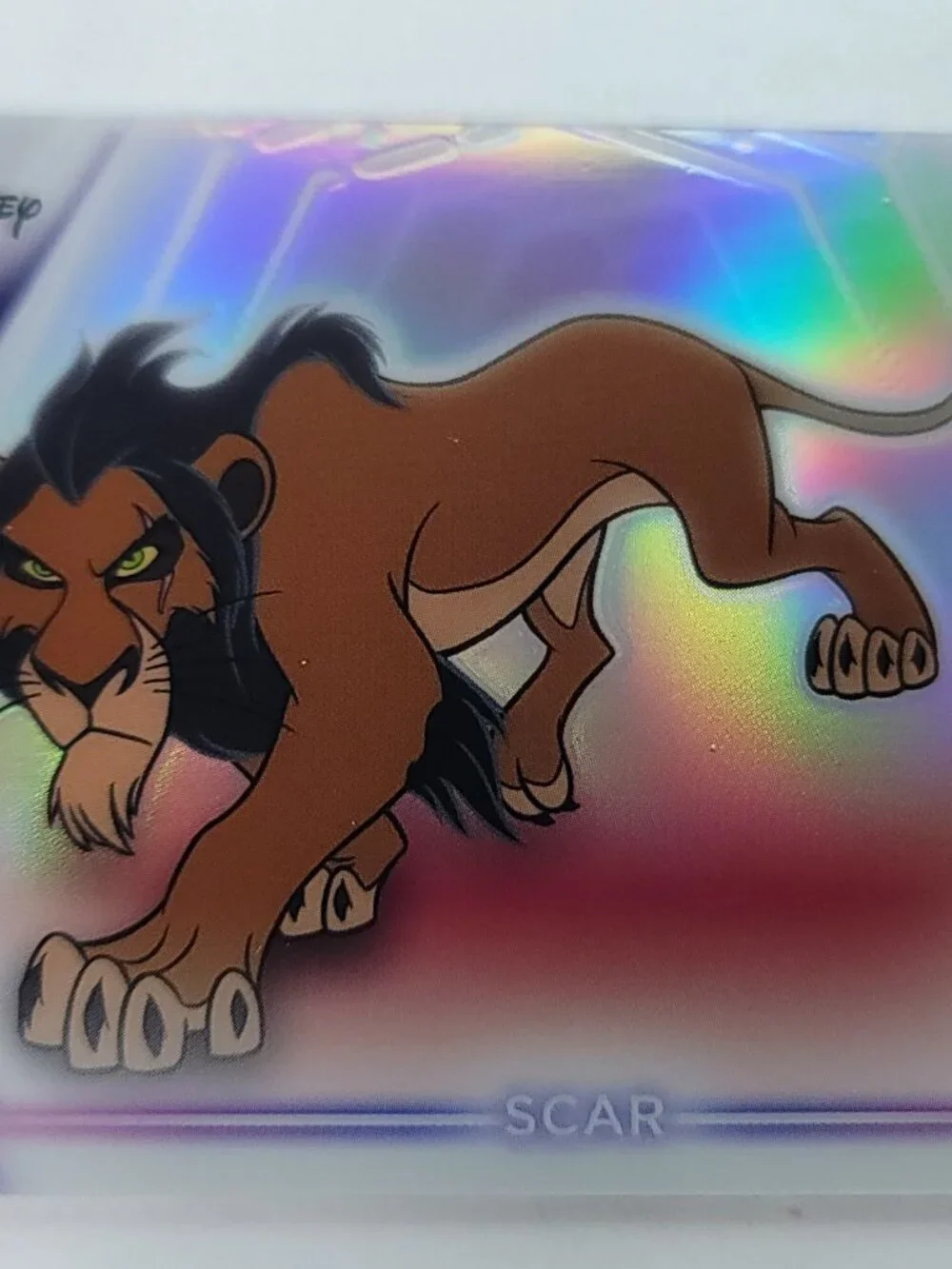 Scar Topps 2026 Disney Neon Holo Chrome Refractor Limited 088/199 CNE